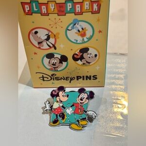 NEW 2025 Play in the Parks Disney Pin — Mickey and Minnie